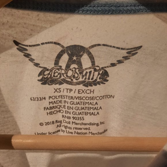 Aerosmith XS Ladies Tshirt - Picture 3 of 4